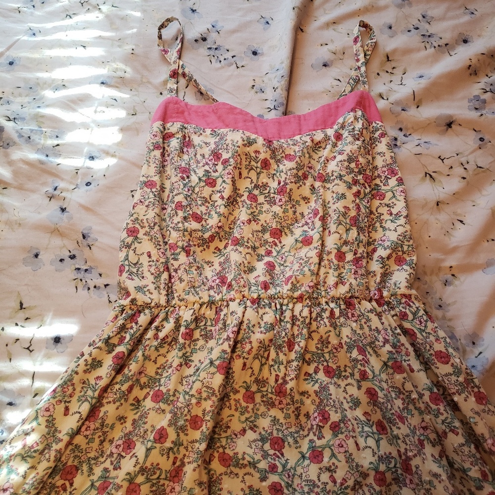 Maurice's floral ribbon back dress